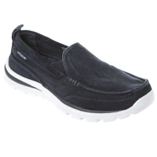 Skechers USA Relaxed Fit Canvas Moc Toe Slip on with Memory Foam