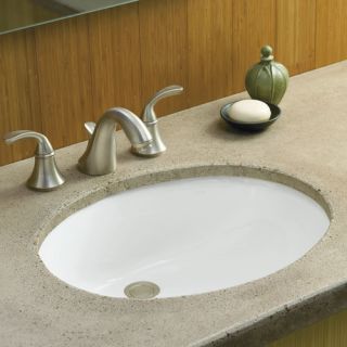 Kohler Caxton 17 x 14 Undermount Bathroom Sink with Overflow and