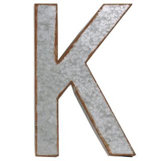 Alphabet Letter K Wall Decor by Urban Trends