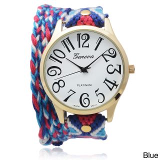 Geneva Platinum Womens Aztec Print Wrap Watch   Shopping