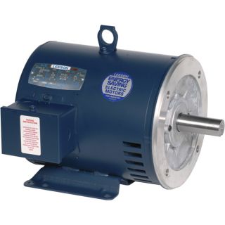 Leeson General Purpose Electric Motor — 3/4 HP, 1800 RPM, 208–230/460 Volts, 3 Phase, Model# 11047  Electric Motors