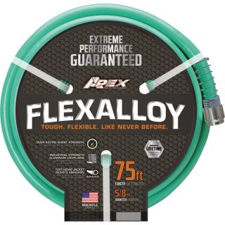 Apex Flexalloy Garden Hose — 5/8in. x 75ft., Model# 8550-75  Garden, Sprinkler   Soaker Hoses
