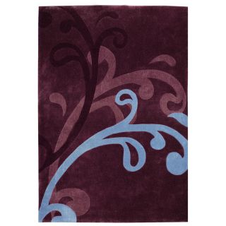 Dynamic Rugs Mystique Wave 2214 Area Rug   Wine   Area Rugs