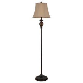61 inch Bronze and Marble Floor Lamp   17197480  