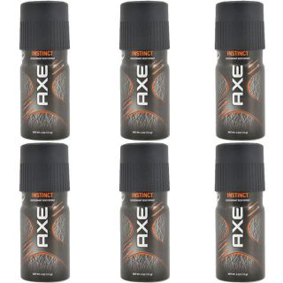 AXE Instinct Mens 4 ounce Deodorant Body Spray (Pack of 6)