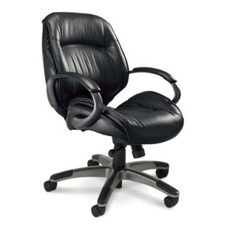 Mayline Group Series 100 Mid Back Leather Conference Chair