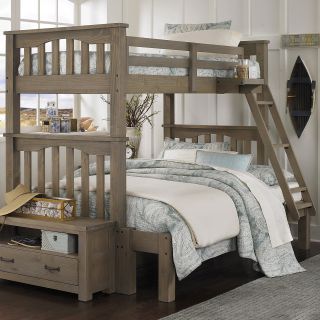 NE Kids Highlands Harper Twin over Full Bunk Bed   Bunk Beds & Loft Beds