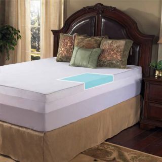 Hotel Collection 4 inch Gel Memory Foam Mattress Topper with 300