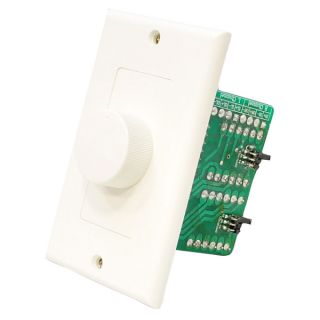 PyleHome Wall Mount Rotary Volume Control Knob (3 Color Wall Plate)