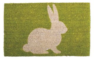 Quest Bunny Silhouette Coir Door Mat