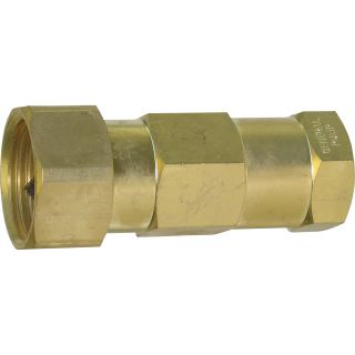 NorthStar Inline Water Filter — 1/2in. NPT-F x 3/4in. GH, Brass, Model# ND40004P  Pressure Washer Fittings