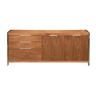 Moes Home Collection Neo Sideboard   Walnut   Buffets & Sideboards