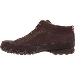 Womens Skechers Relaxed Fit Bikers Totem Pole Chocolate   16618771