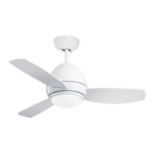 Emerson Curva 44 inch Appliance White Wet Rated Modern Ceiling Fan
