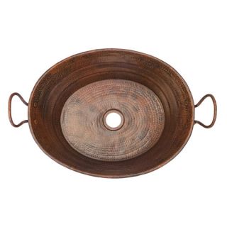 Oval Bucket Vessel Sink by Premier Copper Products