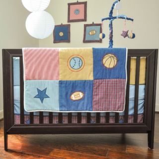 Lets Play Ball 10 Piece Crib Bedding Set by Pam Grace Creations