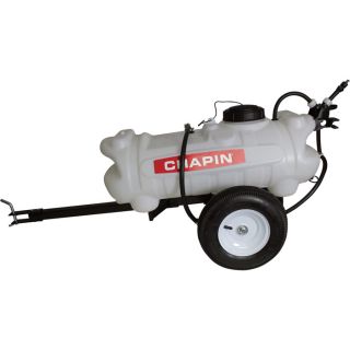 Chapin Ground-Driven Tow-Behind Sprayer — 15-Gallon Capacity, 40 PSI, Model# 97650  Trailer Sprayers