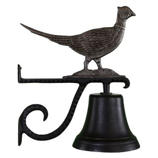Cast Bell with Swedish Iron Pheasant Ornament   Weathervanes