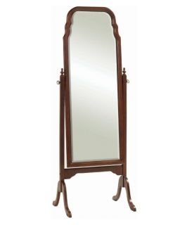 Queen Anne Cheval Floor Mirror   22.25W x 63H in.   Mirrors