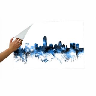 Austin Texas Skyline Wall Mural by Americanflat