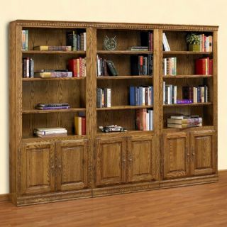 A & E Britannia Wall Bookcase With Doors   Bookcases