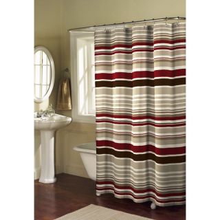 Maytex Mills Meridian Fabric Shower Curtain   Shower Curtains