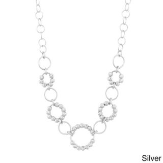 La Preciosa Sterling Silver or Tri tone Diamond cut Moonbeads Circle
