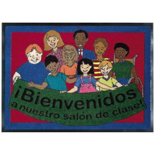 Joy Carpets Spanish Welcome to Our Classroom Mat