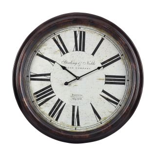 Sterling and Noble Oversized 24 in. Wall Clock
