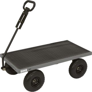Bannon Industrial-Grade Steel Wagon — 800-Lb. Capacity, 10in. Tires  Hand Pull   Towable Wagons