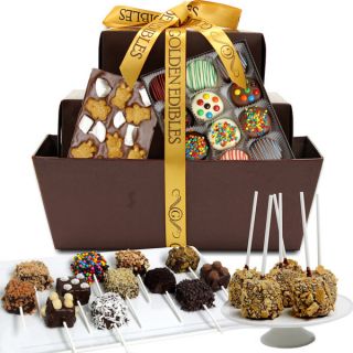 Extraordinary Belgian Chocolate Covered Gift Basket (31 Pieces)