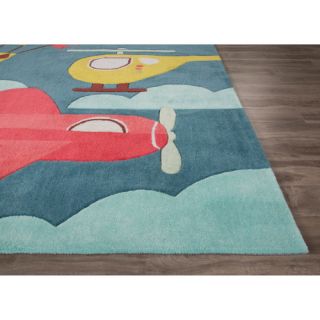 Iconic Hand Tufted Blue/Yellow Area Rug by JaipurLiving