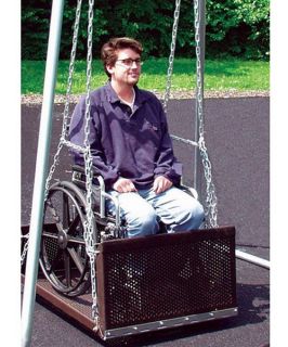 Sportsplay Wheelchair Swing Platform   Adult   Commercial Playground Equipment