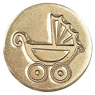 Decorative Pram Sealing Wax Coin