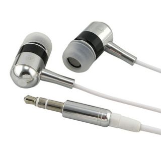 INSTEN Silver Foldable In ear Headphones for  Players/ Apple iPhone