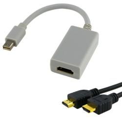 INSTEN Mini DisplayPort and HDMI Adapter/ HDMI Cable  