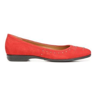 Womens Naturalizer Joana Slip On Paprika Red Kid Suede   17741764