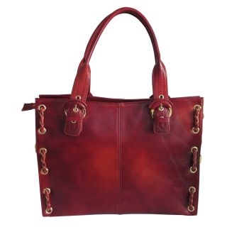 Amerileather Double Handle Tote   Shopping
