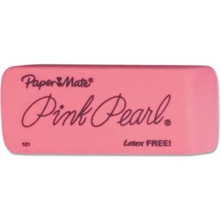 Paper Mate Pink Pearl Large Eraser, Box of 12