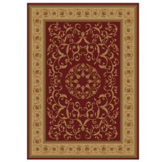 Orian Rugs Rochester Spanish Red 5 ft. 3 in. x 7 ft. 6 in. Area Rug 211566