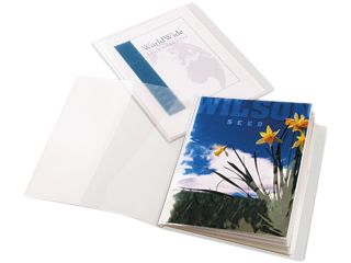 Cardinal 51532 ClearThru ShowFile Presentation Book, 12 Letter Size Sleeves, Clear, 1 Each