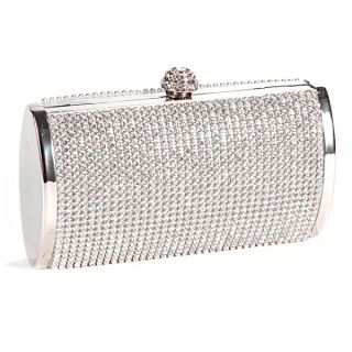 Womens Crystal Evening Clutch Handbag   18009602  