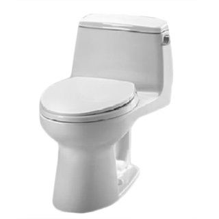 Toto MS854114ELR#01 Cotton White Ultramax Elongated 1 piece Toilet