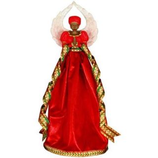 United Treasures African American Christmas Tree Topper Serenity in Red