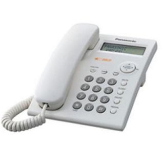 Panasonic Corded Feature Phone with Caller ID   White KX TSC11W