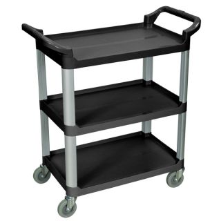 Black 3 shelf Serving Cart SC12 B   Shopping   The Best