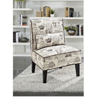 INSPIRE Q Peterson Floral Accent Slipper Chair