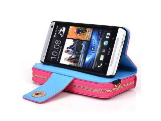 Kroo Green Magnetic Clutch Wristlet Wallet Purse for HTC One