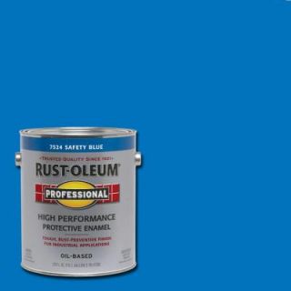 Rust Oleum Professional 1 gal. Safety Blue Gloss Protective Enamel (Case of 2) 7524402