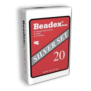 BEADEX Brand 18 lb. Silver Set 20 Setting Type Joint Compound 385266